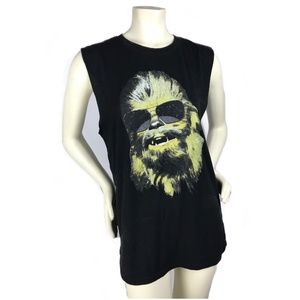 Star Wars Chewbacca Tee Sunglasses Sleeveless Sz M